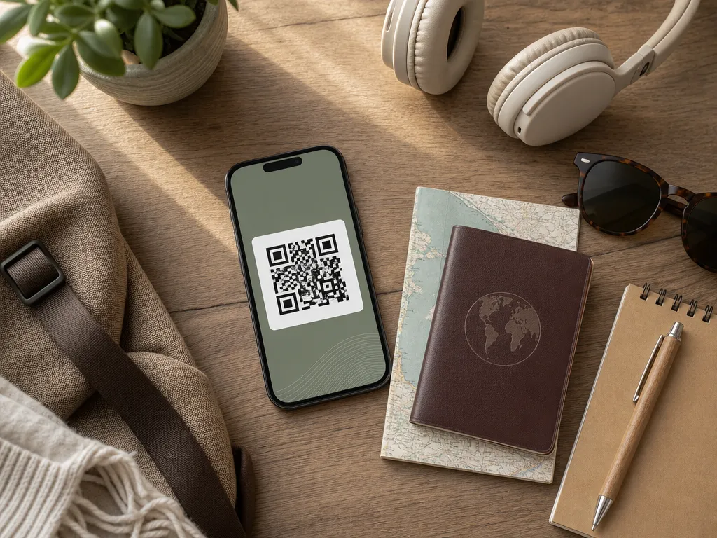 Smartphone screen showing dual SIM settings with travel and home plans