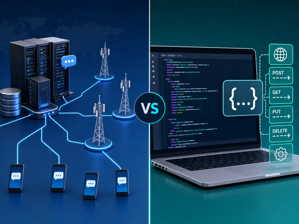 SMS Gateway vs SMS API: Key Differences Explained